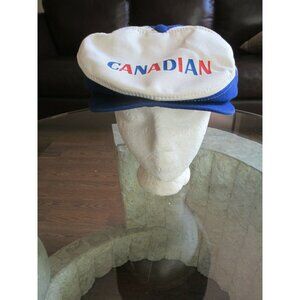 Vintage Molson Canadian Beer Flat Hat Cap Cabbie Newsboy Gatsby Snapback